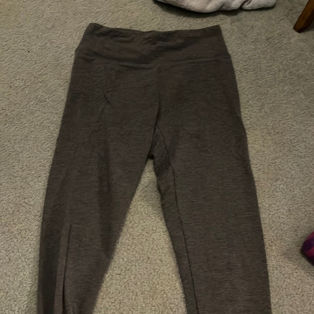 Grey cotton arie leggings